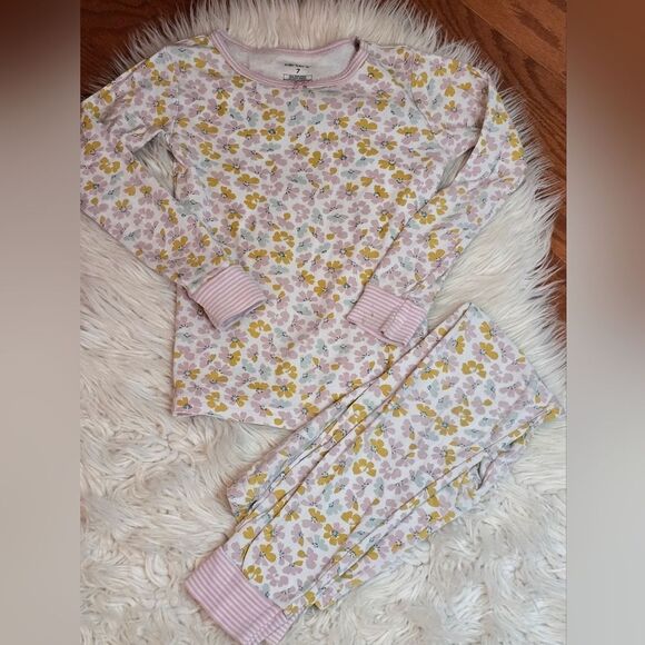Pink Floral Pajama Set - Picture 1 of 4
